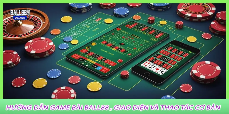 Hướng dẫn game bài ball88 , giao diện và thao tác cơ bản